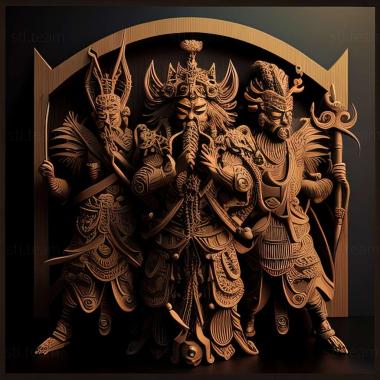 3D model An Elite Meet and Greet Four Heavenly Kings Goy and Doh c (STL)